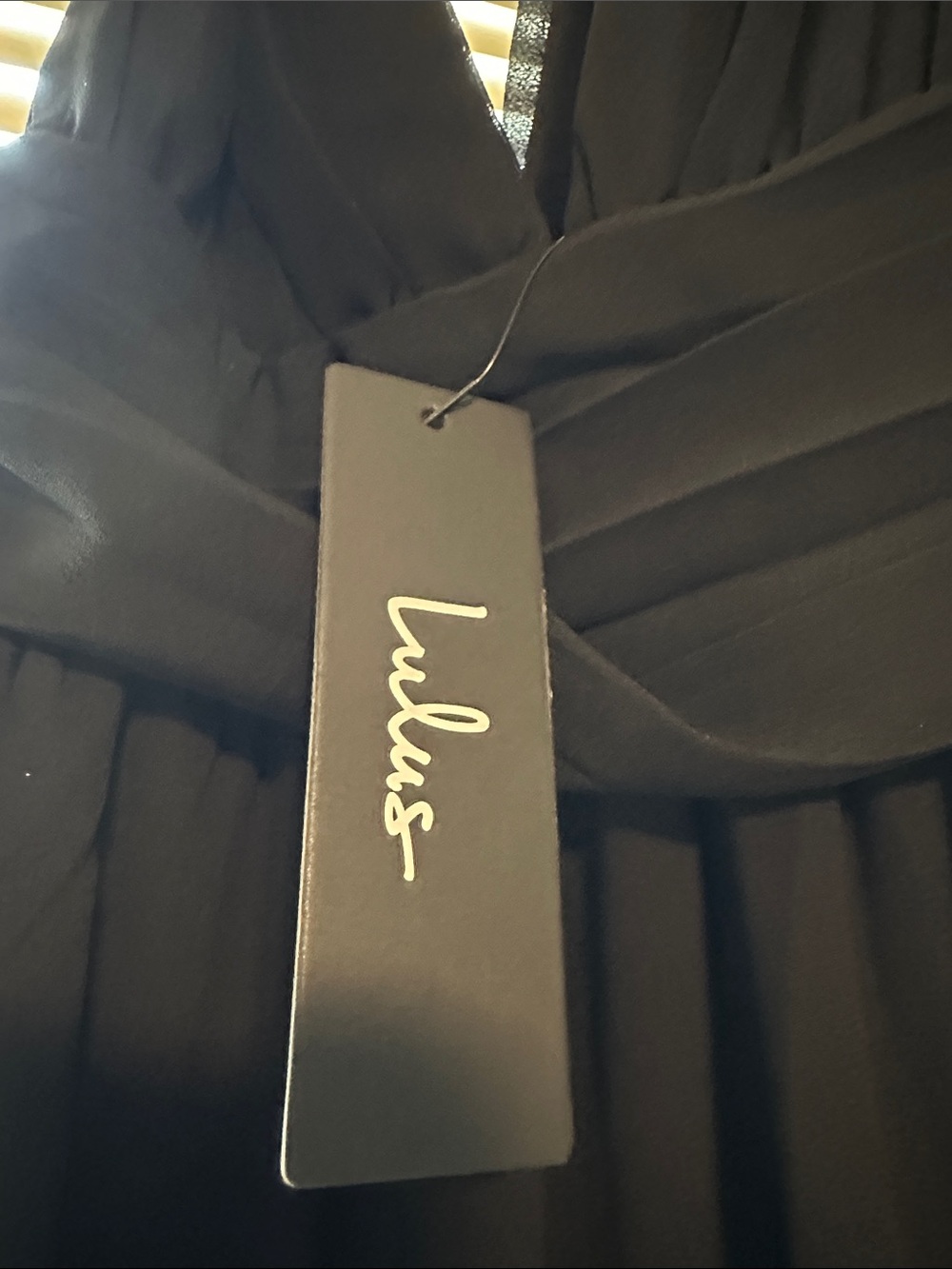 Lulu's Black V-Neck Empire Waist Maxi Dress - Picture 11 of 11